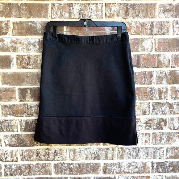 Exotic Women’s Straight Knee Linen Blend Skirt - Picture 5 of 8